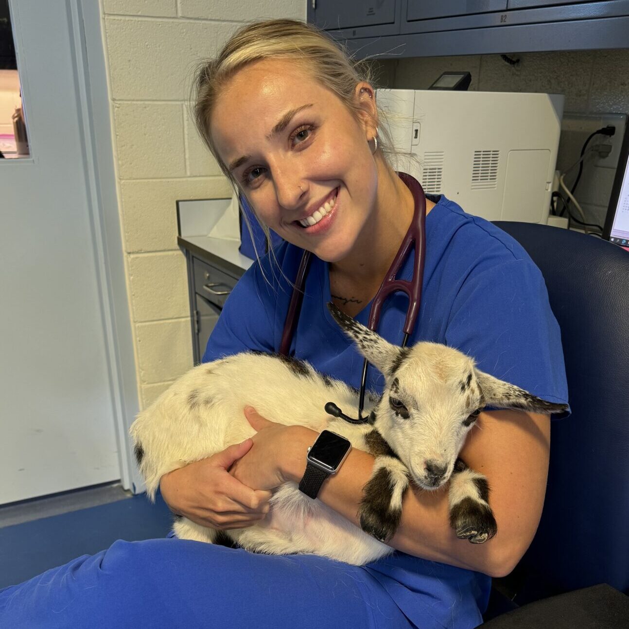 Dr. Hunker and Goat